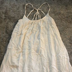 Short White Flowy Roxy Dress